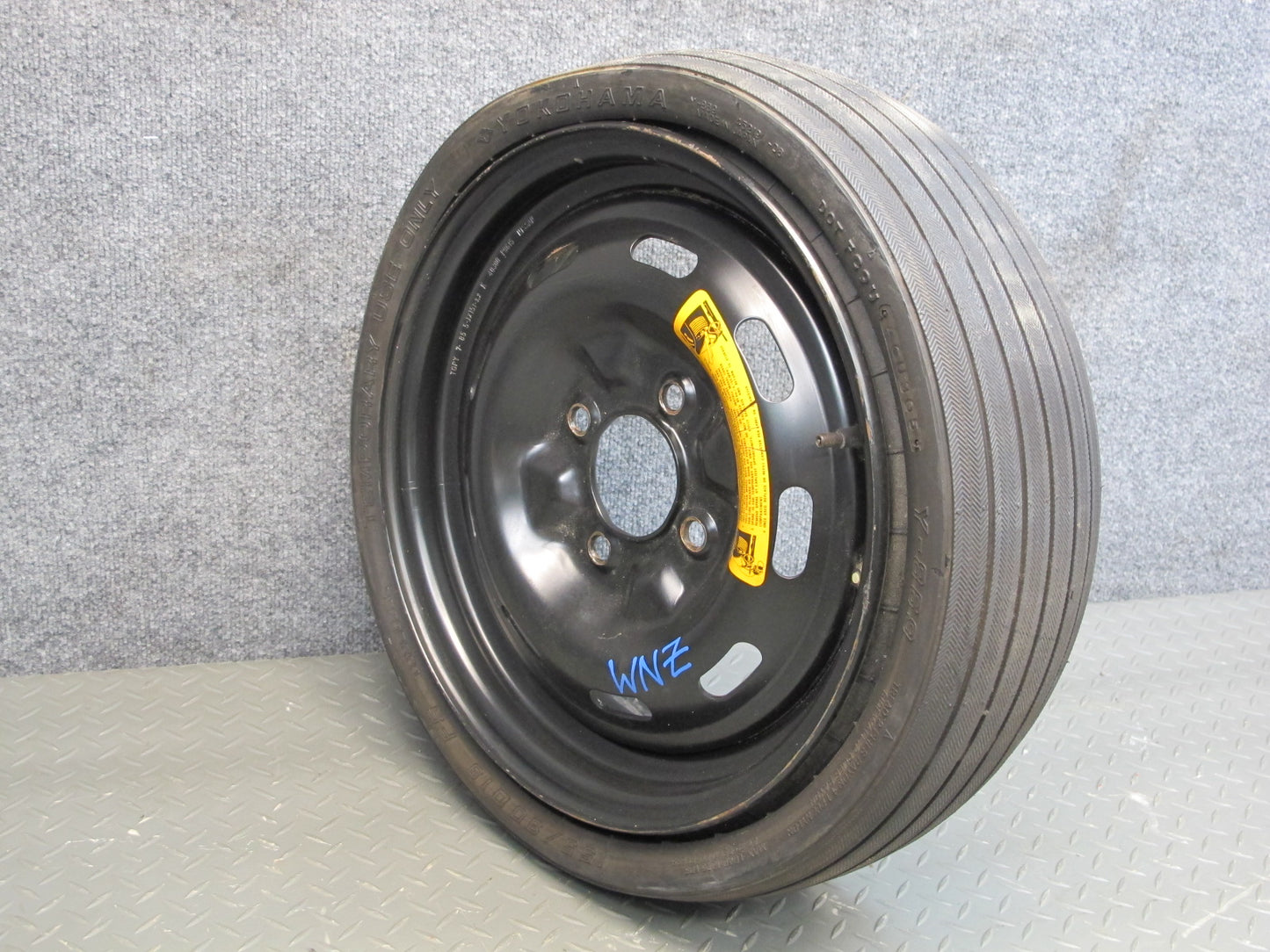 84-85 Nissan Z31 300ZX Emergency Spare Tire R15 15" Wheel 15x5J OEM