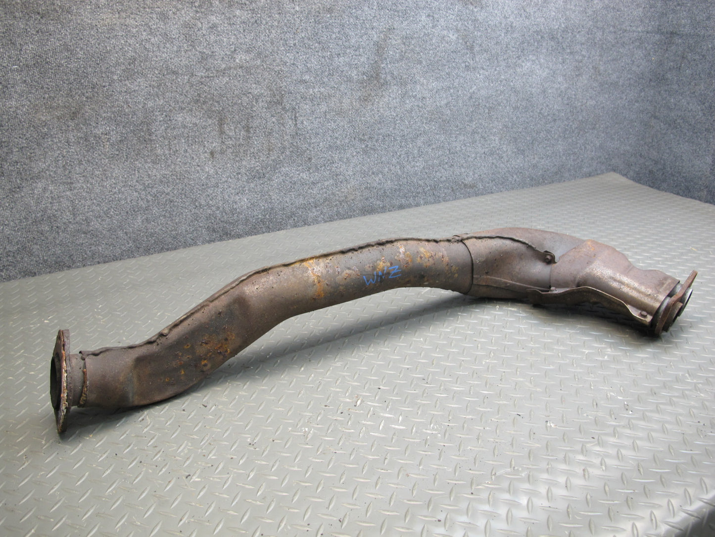 1985 Nissan 300ZX Z31 VG30E NON Turbo A/T Front Exhaust Pipe w Shield OEM