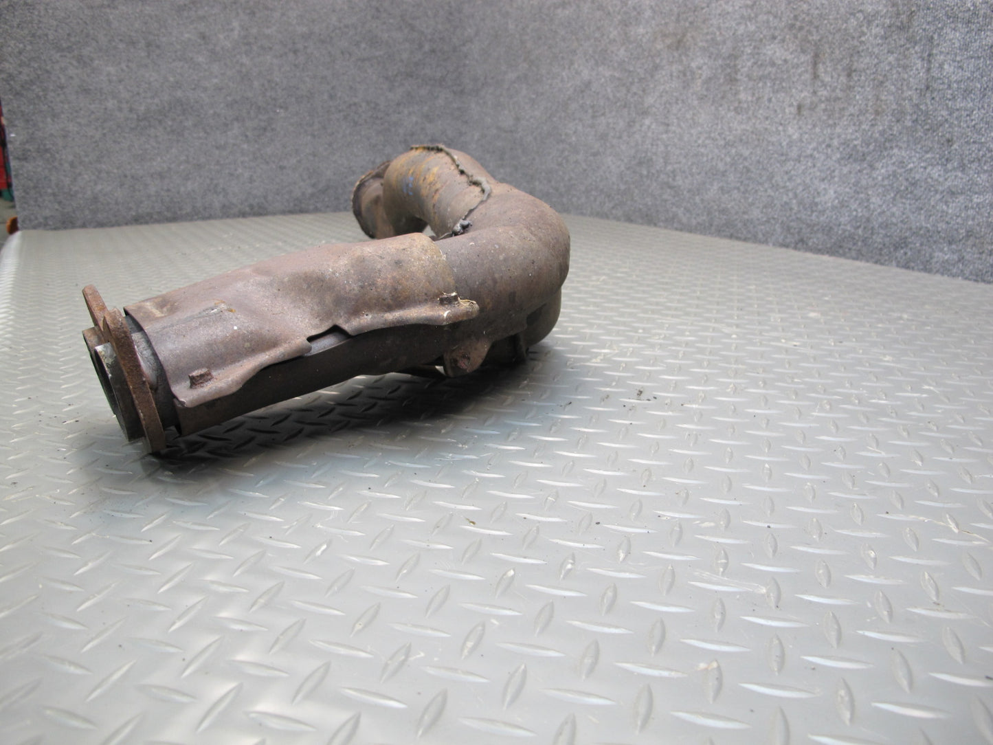 1985 Nissan 300ZX Z31 VG30E NON Turbo A/T Front Exhaust Pipe w Shield OEM