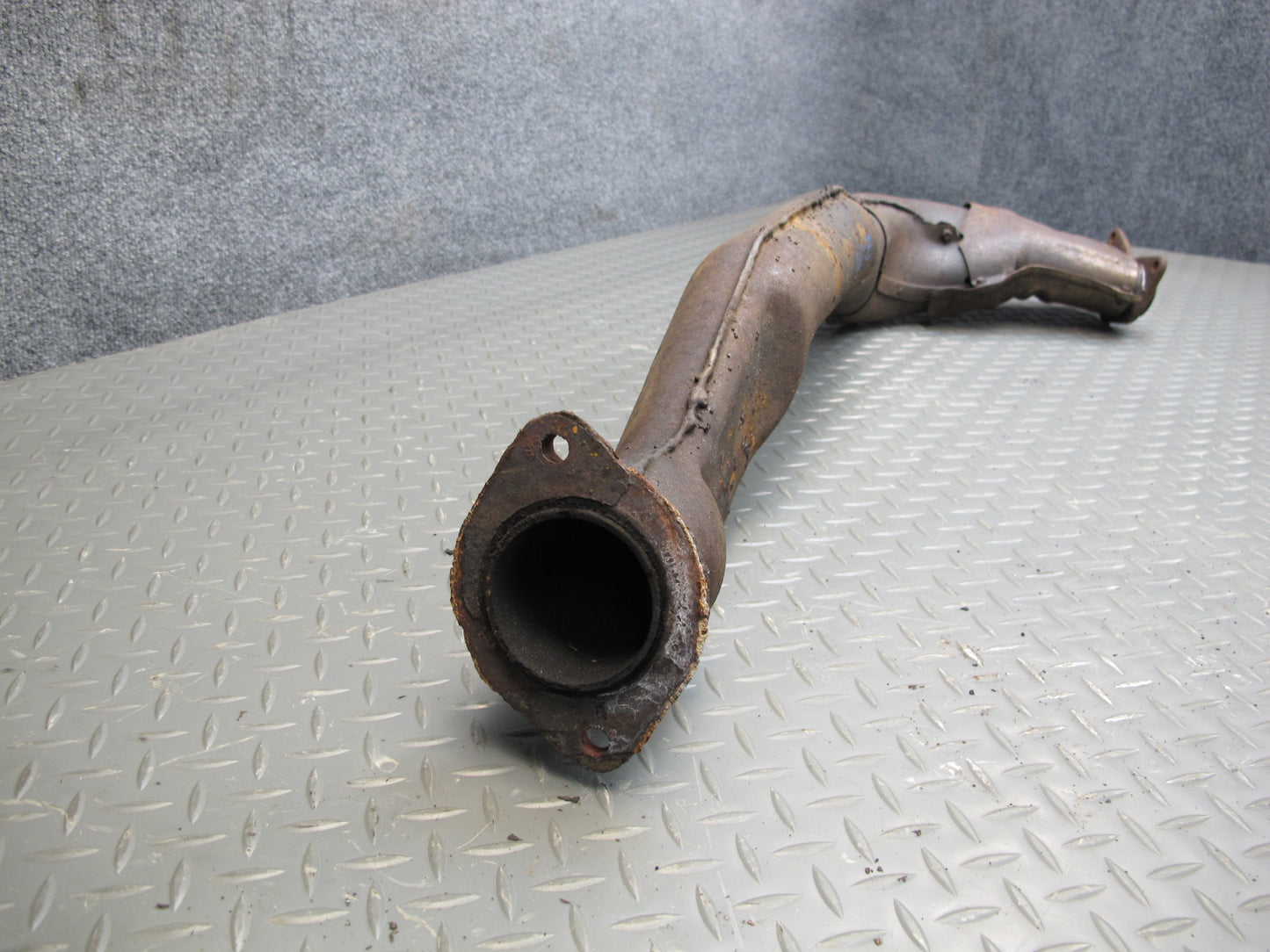 1985 Nissan 300ZX Z31 VG30E NON Turbo A/T Front Exhaust Pipe w Shield OEM