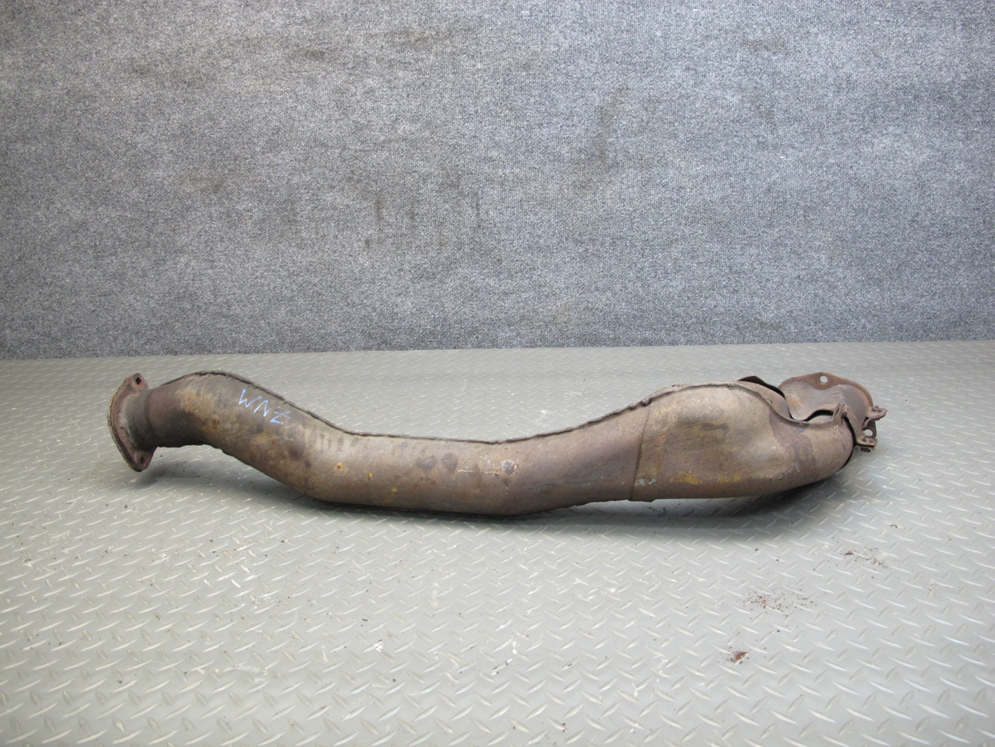 1985 Nissan 300ZX Z31 VG30E NON Turbo A/T Front Exhaust Pipe w Shield OEM