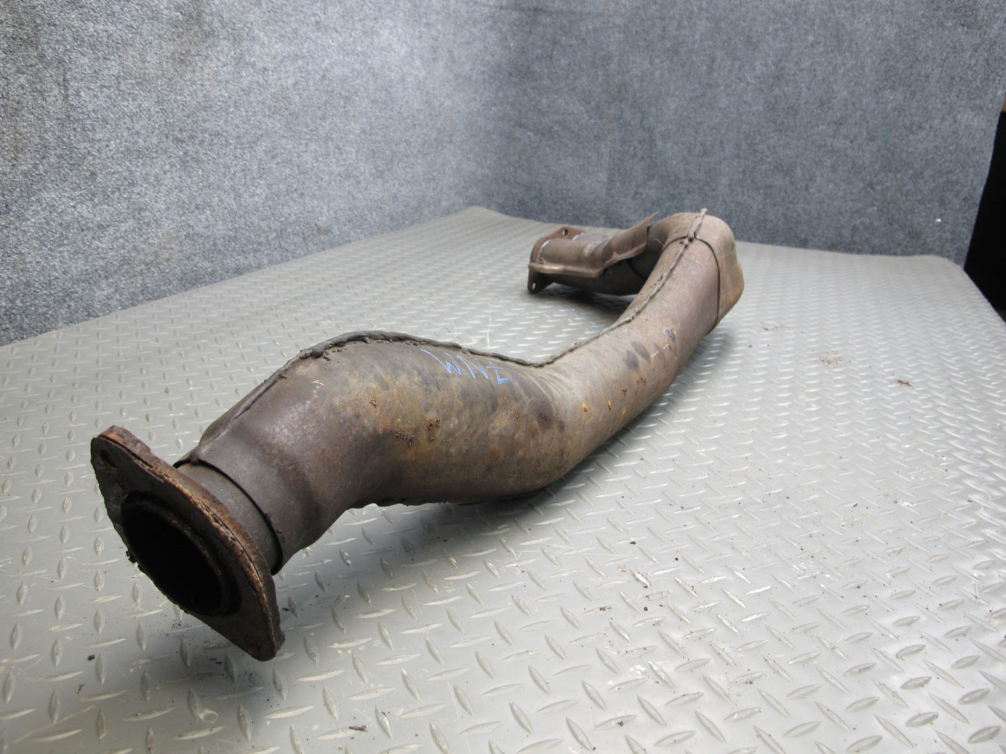 1985 Nissan 300ZX Z31 VG30E NON Turbo A/T Front Exhaust Pipe w Shield OEM