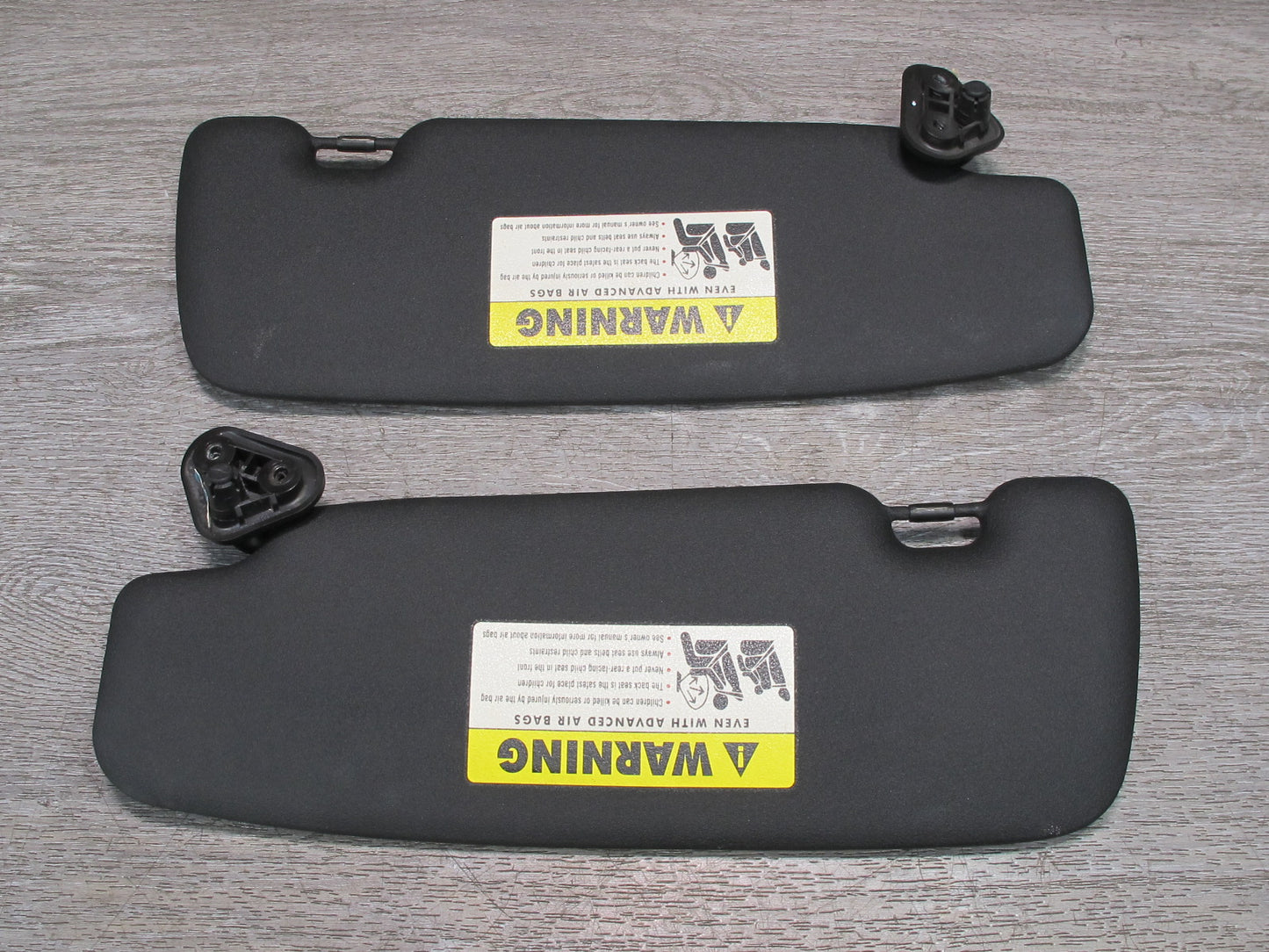 07-15 Mini Cooper S R57 Convertible Set of 2 Front Left & Right Sun Visor OEM