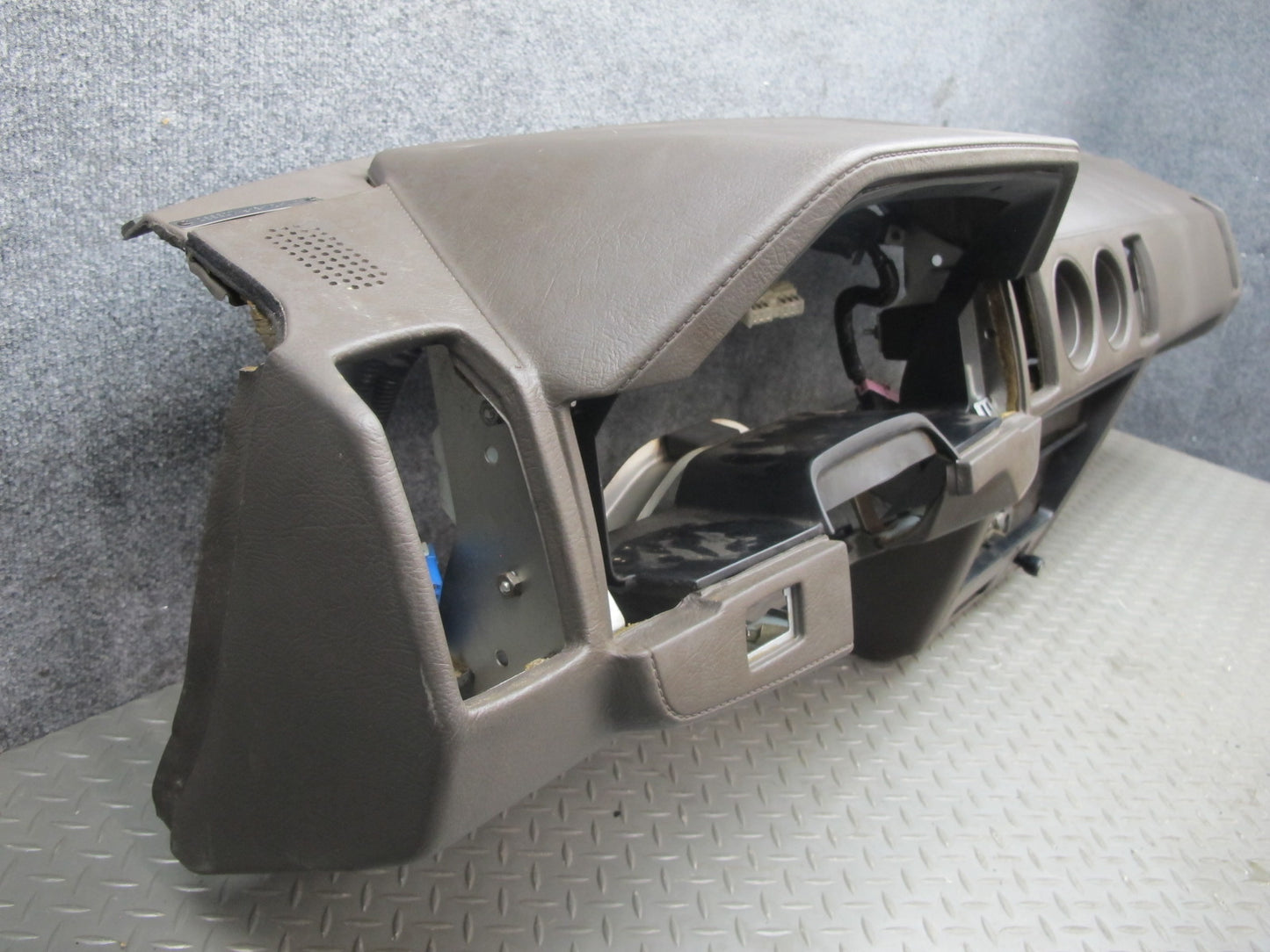 85-87 Nissan Z31 300ZX Dashboard Dash Instrument Trim Panel Cover Brown OEM
