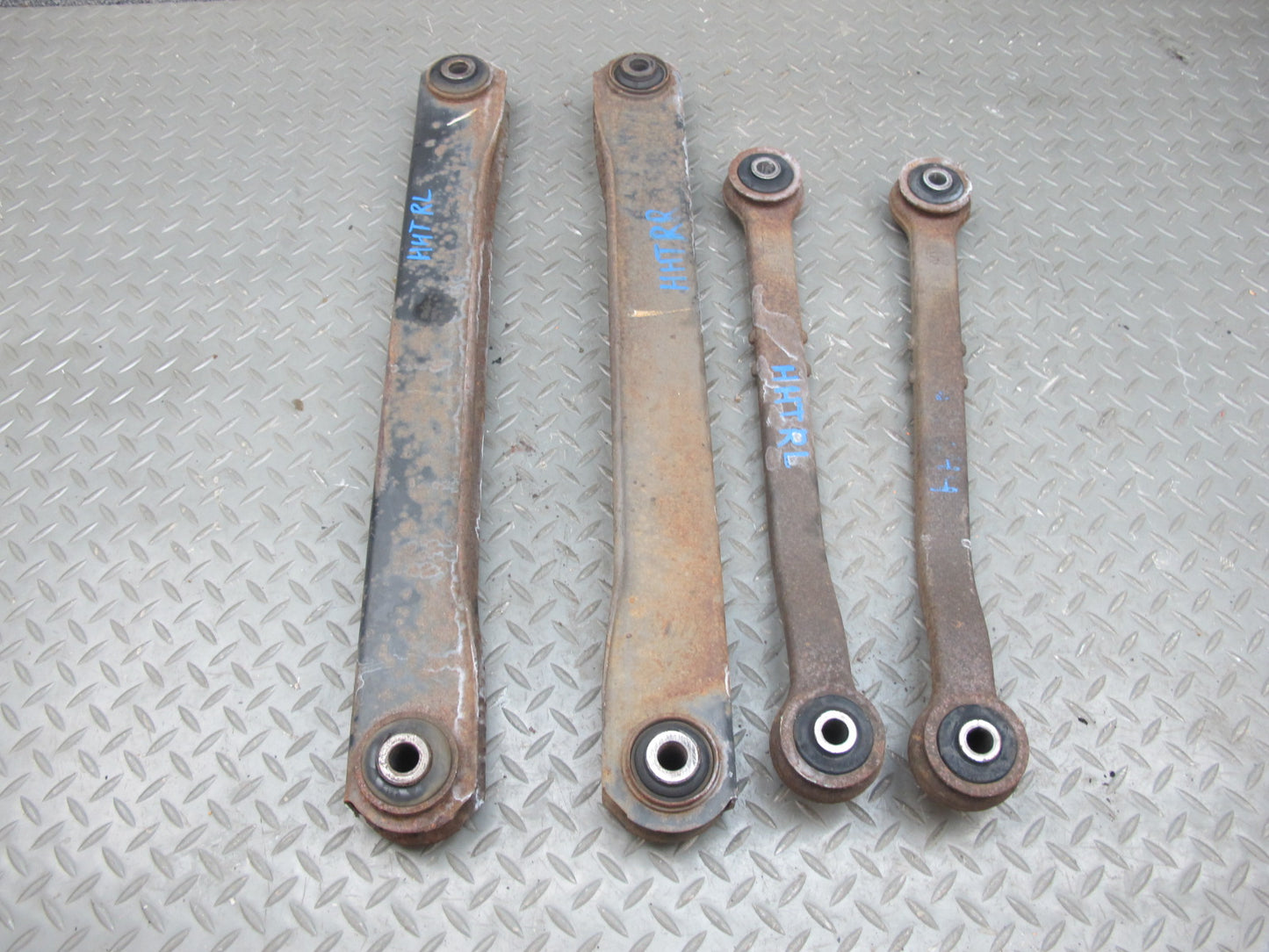 2003-2009 Hummer H2 Rear Left & Right Upper & Lower Control Arm Set of 4