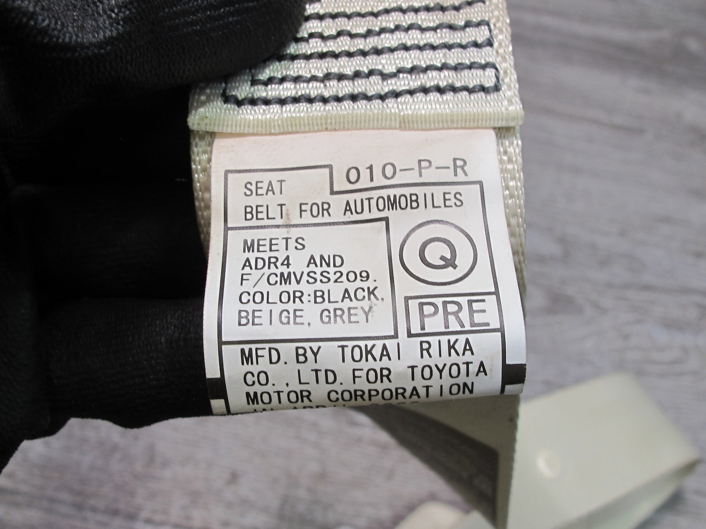 01-06 LEXUS LS430 REAR RIGHT CENTER LEFT SIDE SEATBELT RETRACTOR SET OEM
