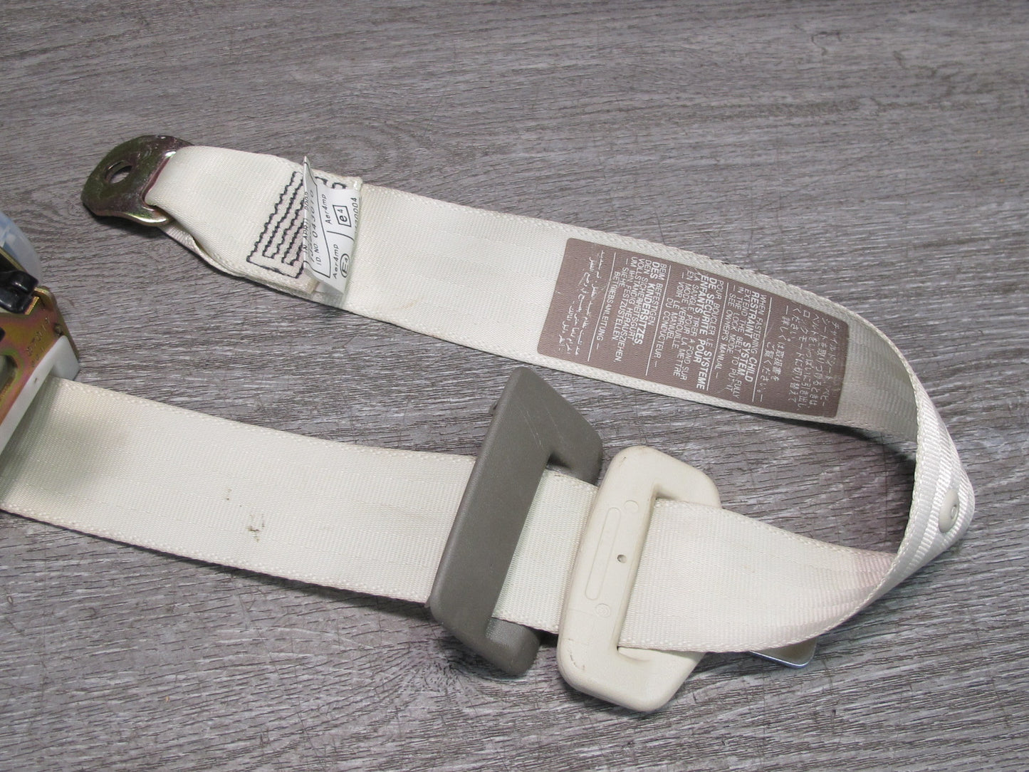 01-06 LEXUS LS430 REAR RIGHT CENTER LEFT SIDE SEATBELT RETRACTOR SET OEM
