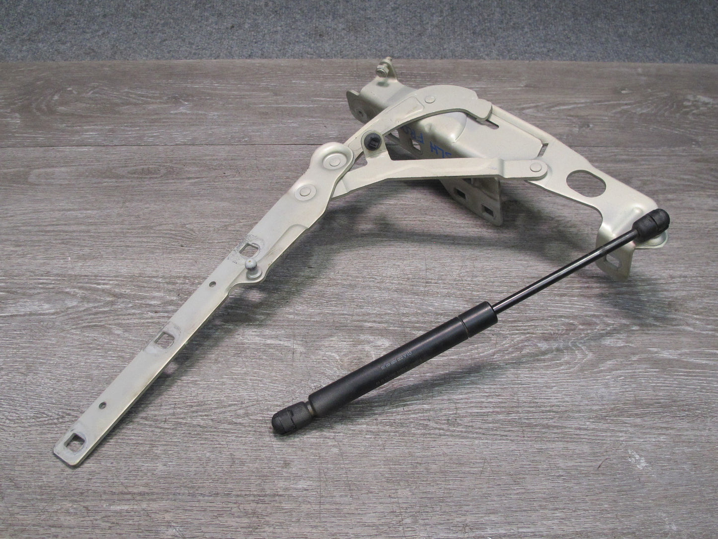03-12 Mercedes R230 Set of 2 Front Left & Right Hood Hinge w Shocks OEM
