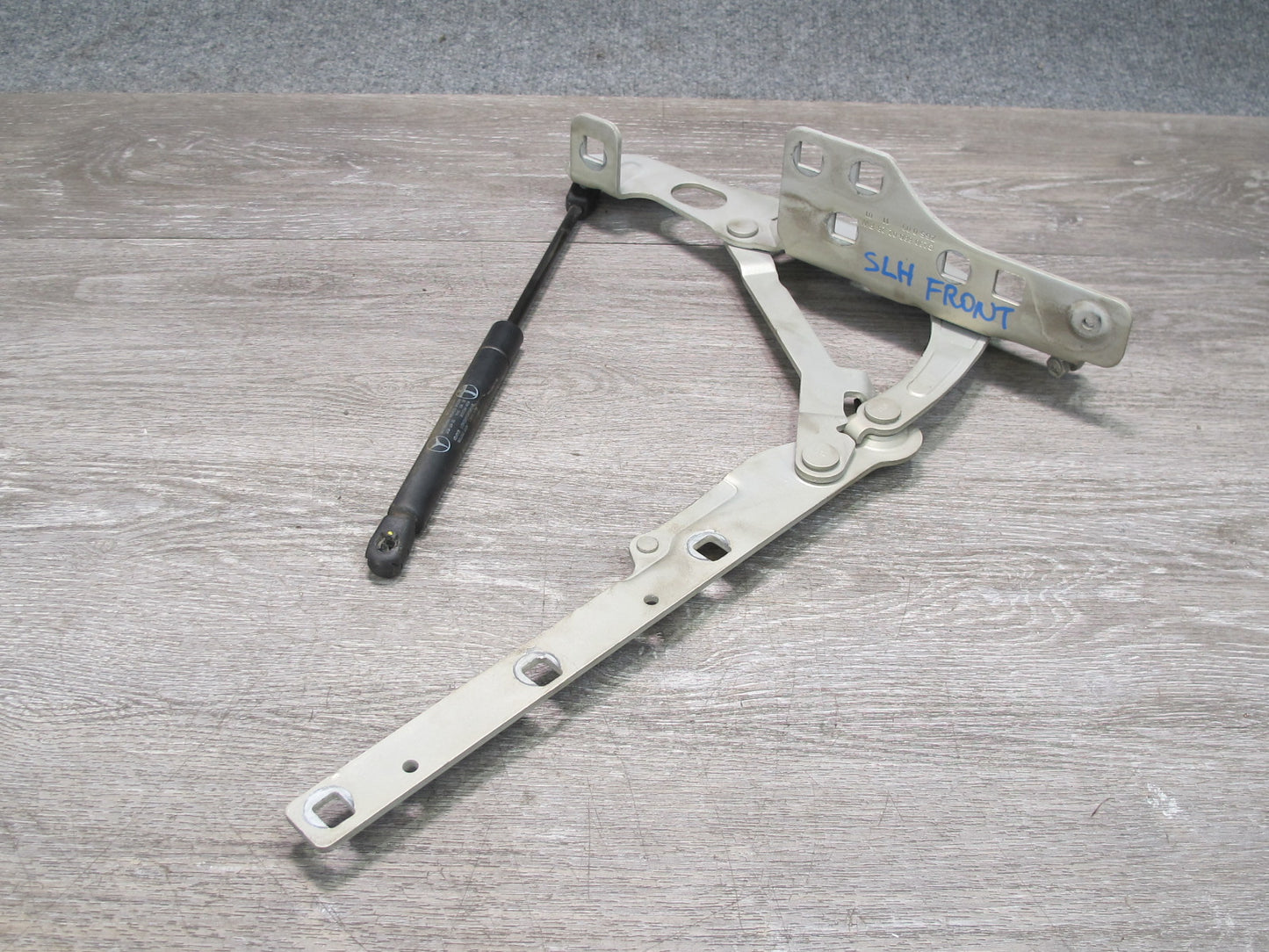 03-12 Mercedes R230 Set of 2 Front Left & Right Hood Hinge w Shocks OEM