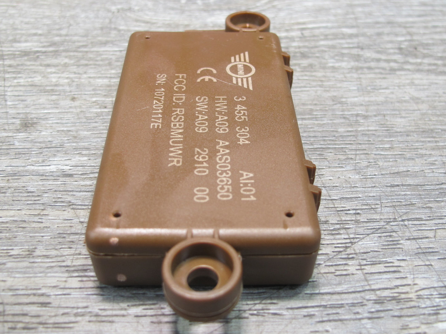 09-14 Mini Cooper R57 Convertible Front Right Dwa-alarm Control Module OEM