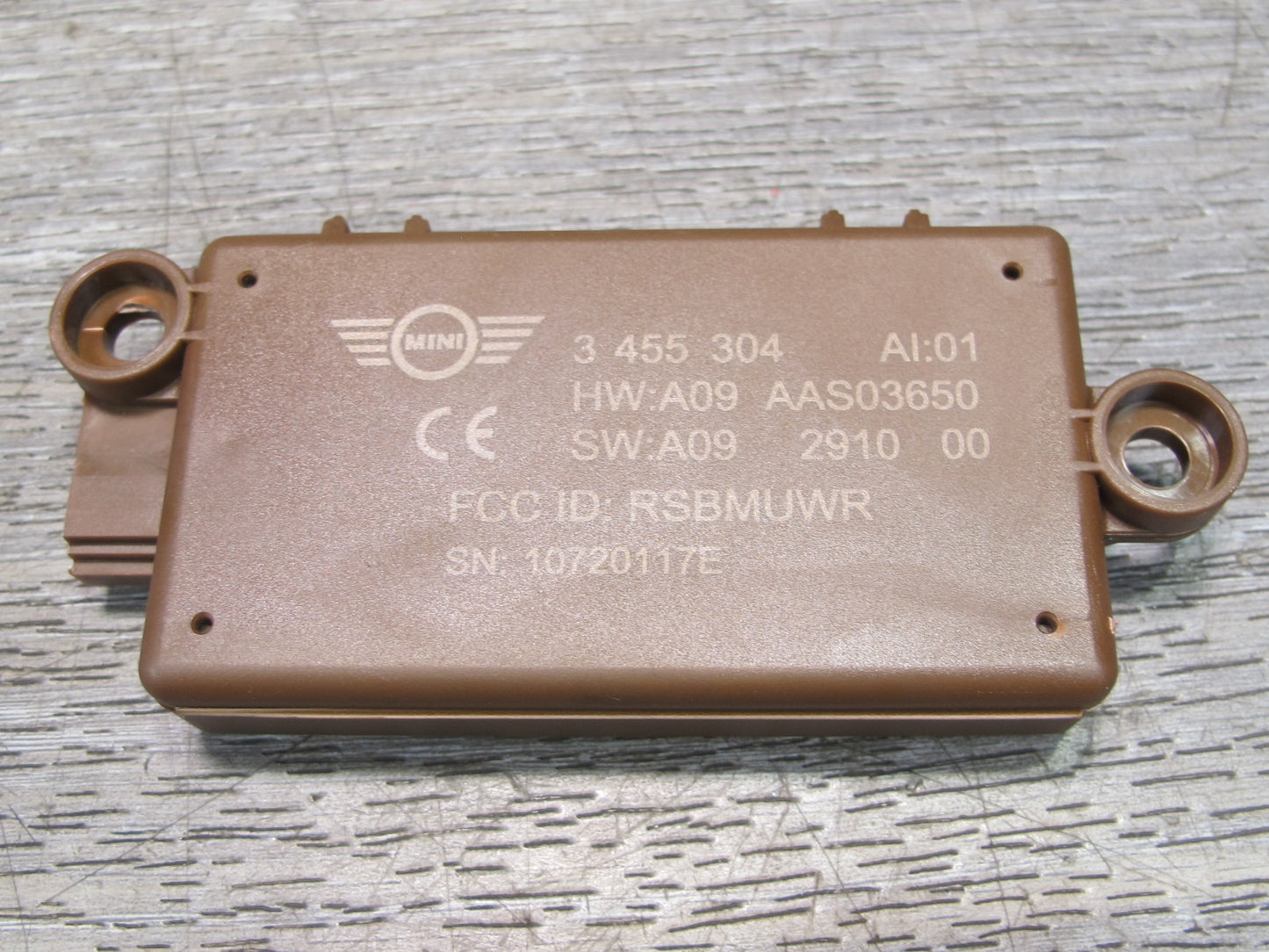 09-14 Mini Cooper R57 Convertible Front Right Dwa-alarm Control Module OEM