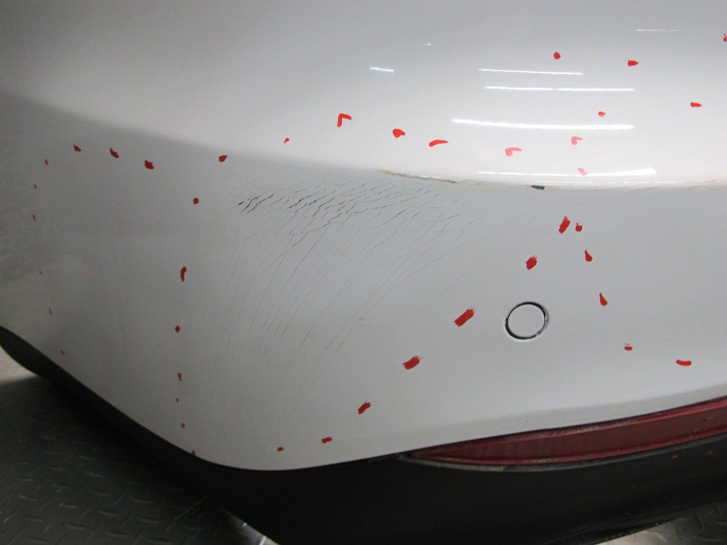 2014-2016 Porsche Panamera 970 Turbo Rear Bumper Cover w PDC Sensors & Camera