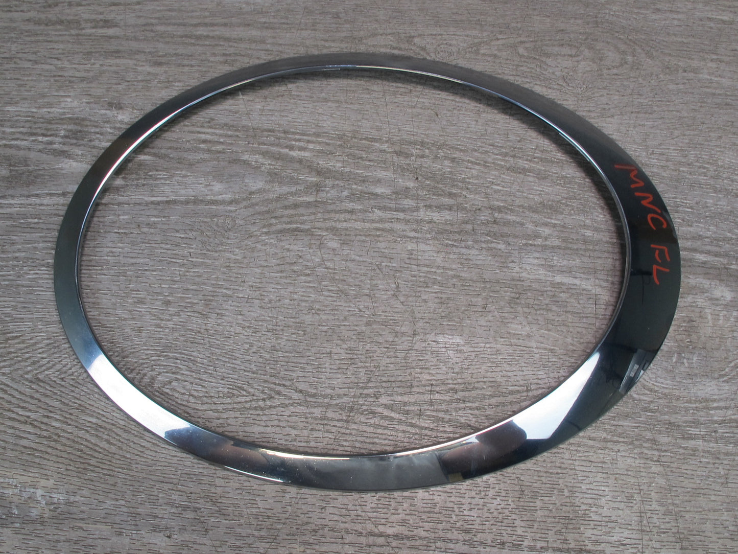 07-13 Mini R55 R56 R57 Front Left & Right Headlight Chrome Trim Cover Set OEM