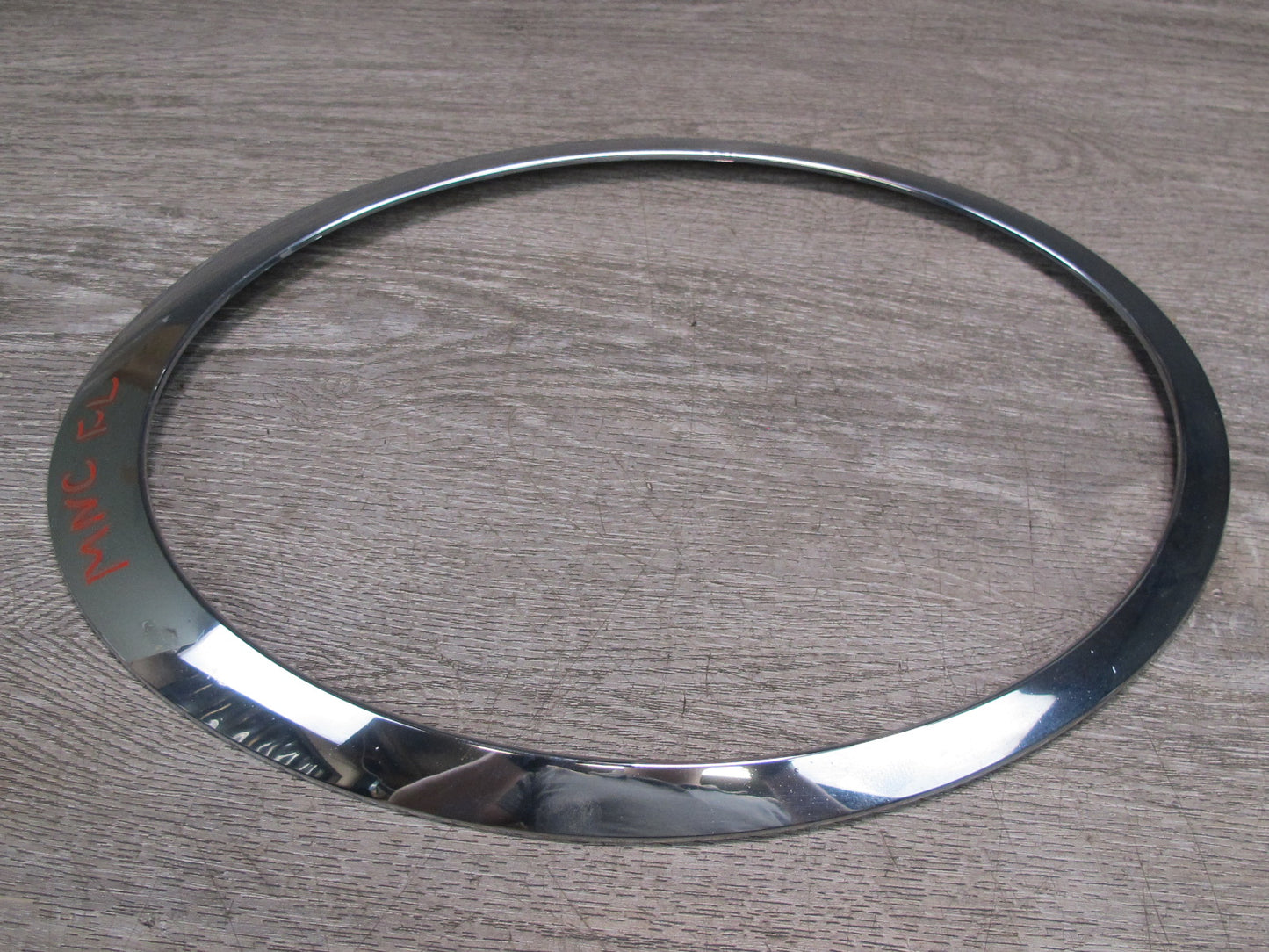 07-13 Mini R55 R56 R57 Front Left & Right Headlight Chrome Trim Cover Set OEM