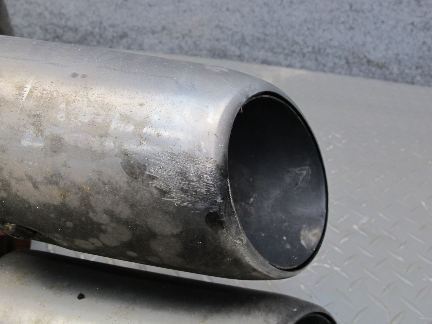 2014-2016 Porsche Panamera 970 3.0L Turbo Rear Left Exhaust Muffler w Tips