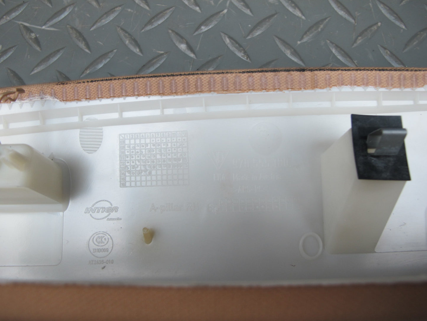 2010-2016 Porsche Panamera 970 Front Interior A Pillar Trim Cover Panel Set