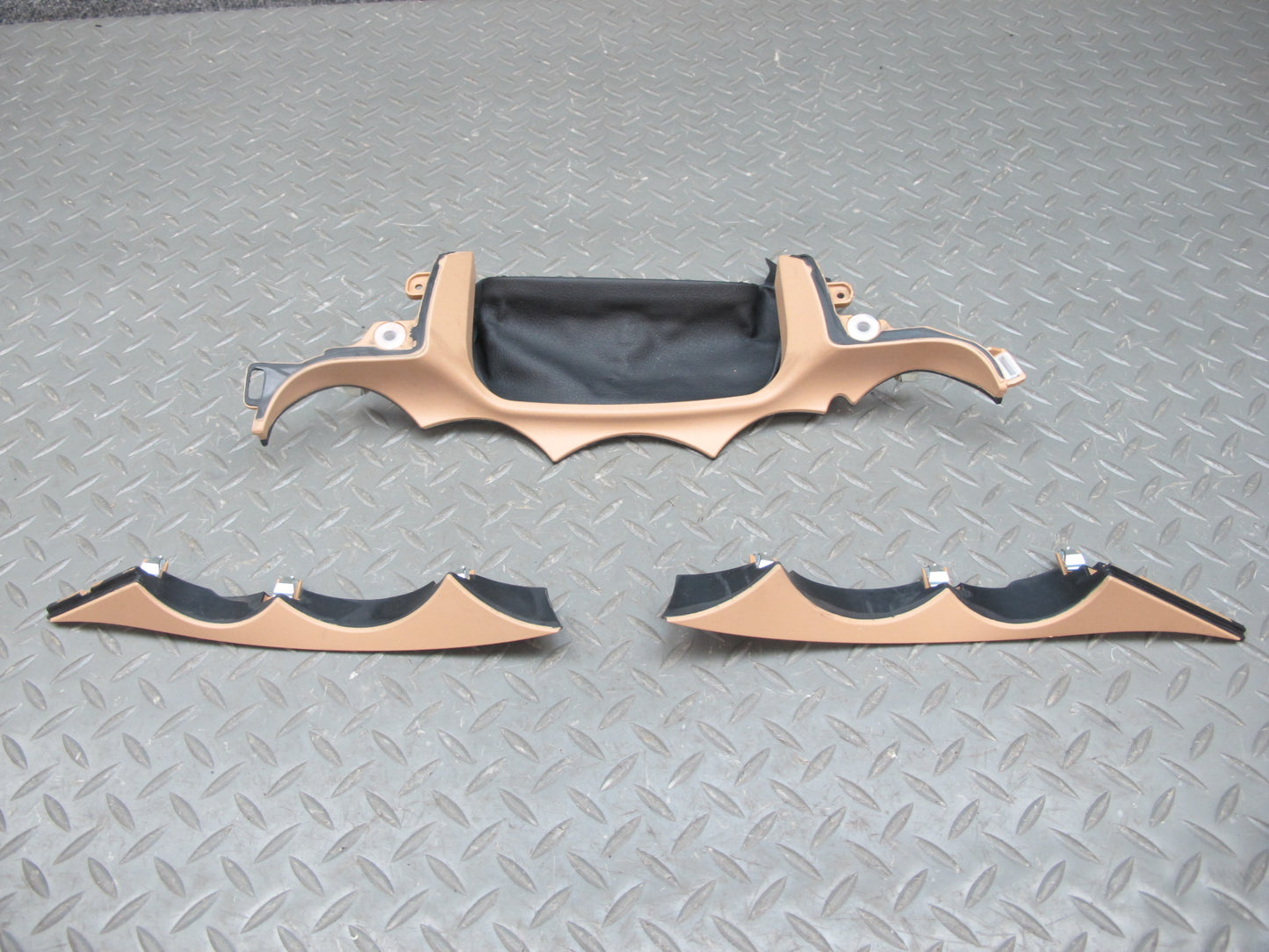 2010-2016 Porsche Panamera 970 Dash Instrument Cluster Trim Cover Panel Set of 3