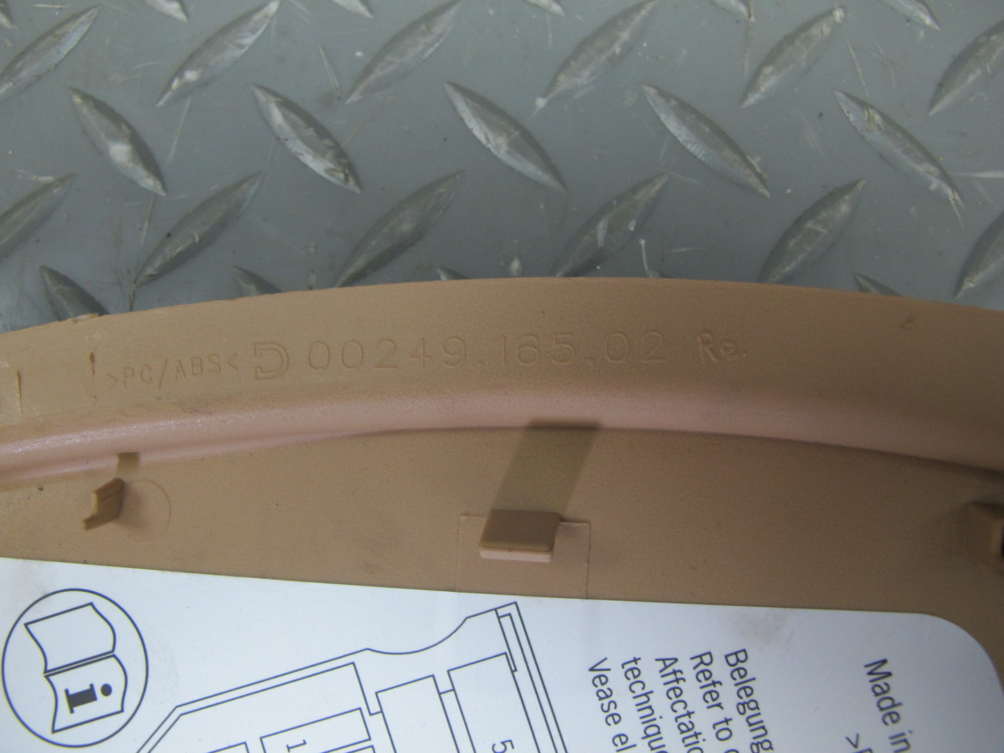 2010-2016 Porsche Panamera 970 Dash Front Left & Right END Cap Trim Cover Panel