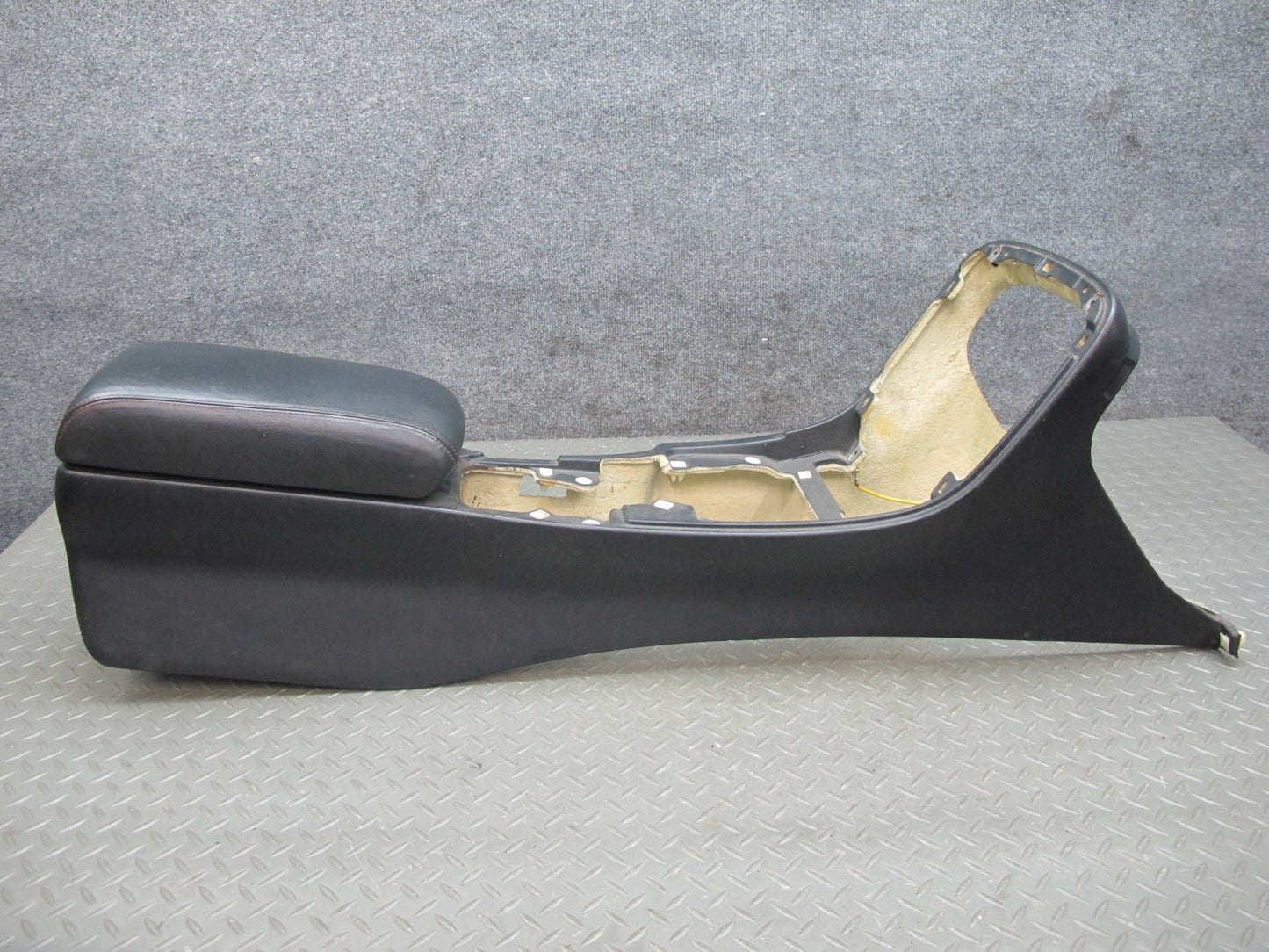 95-00 Lexus SC300 SC400 Center Console Trim Cover Panel w Armrest Black OEM