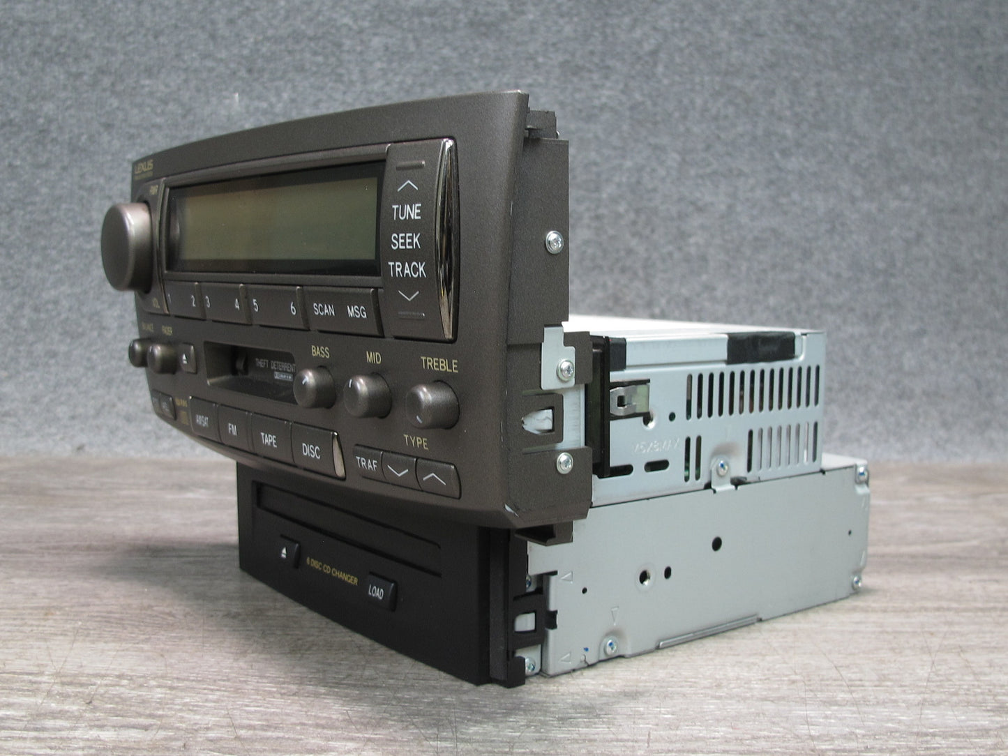 04-06 Lexus UCF30L LS430 Radio CD Cassette Player Receiver Head Unit OEM