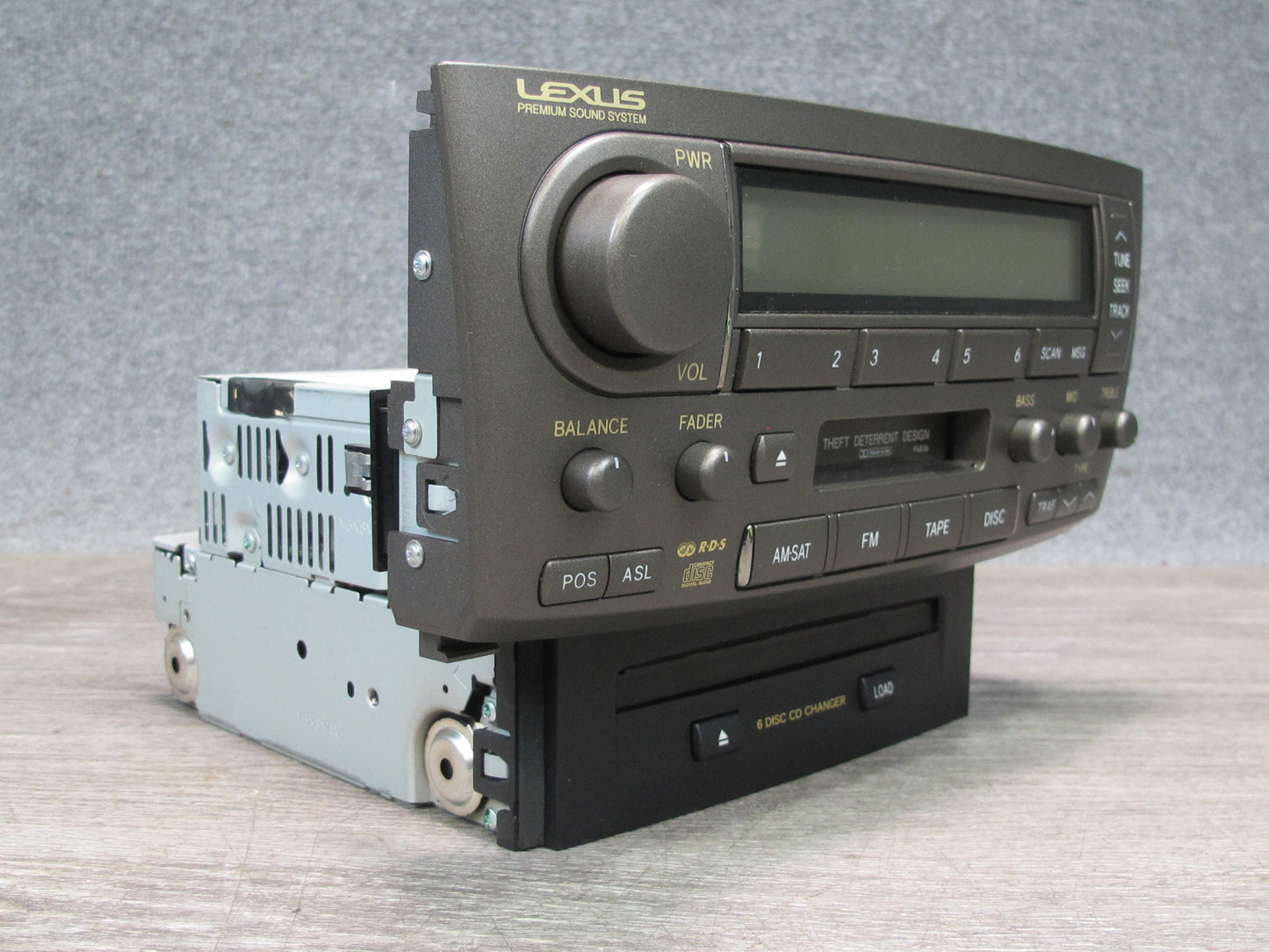 04-06 Lexus UCF30L LS430 Radio CD Cassette Player Receiver Head Unit OEM