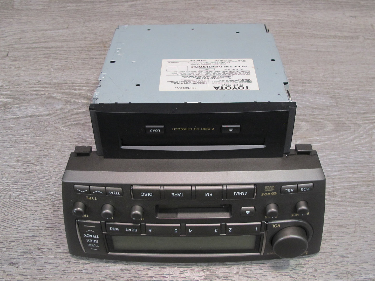 04-06 Lexus UCF30L LS430 Radio CD Cassette Player Receiver Head Unit OEM