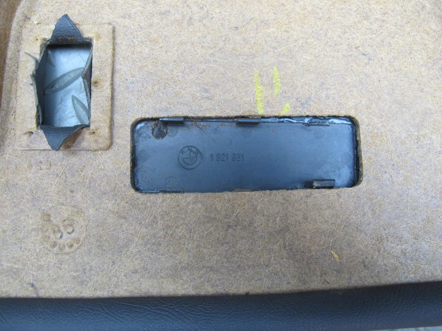 85-87 BMW E24 6-SERIES Front Upper Headliner Trim Cover Panel OEM