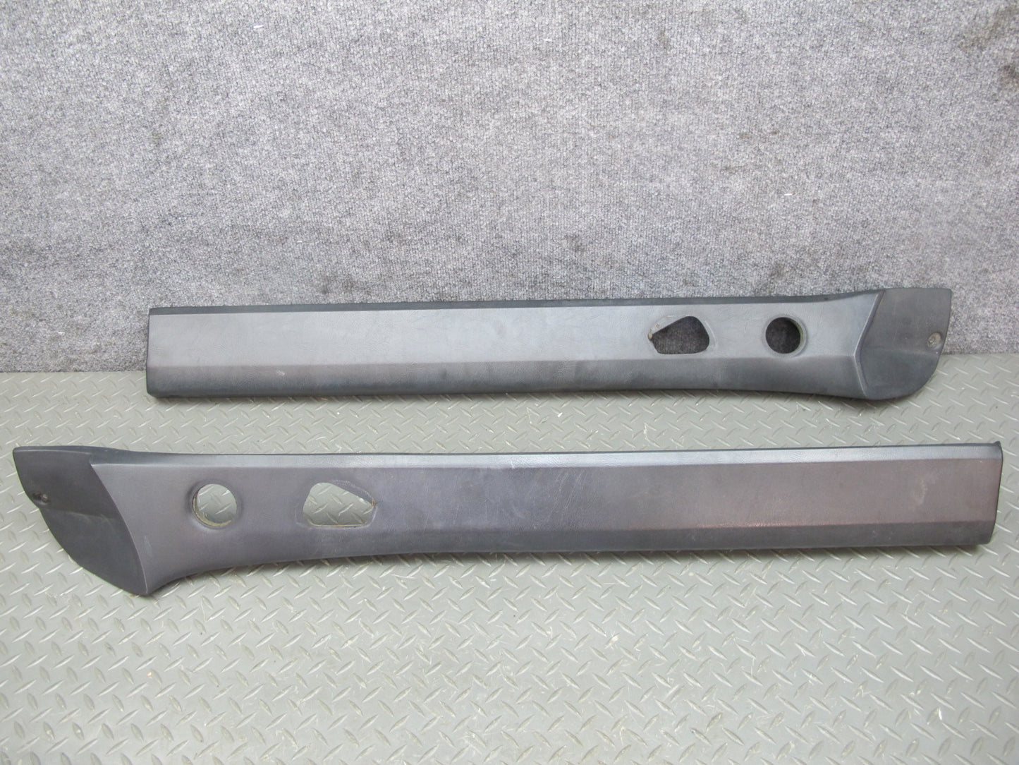 84-87 BMW E24 6-SERIES Set of 2 Left & Right Door Upper Lining Trim Panel OEM