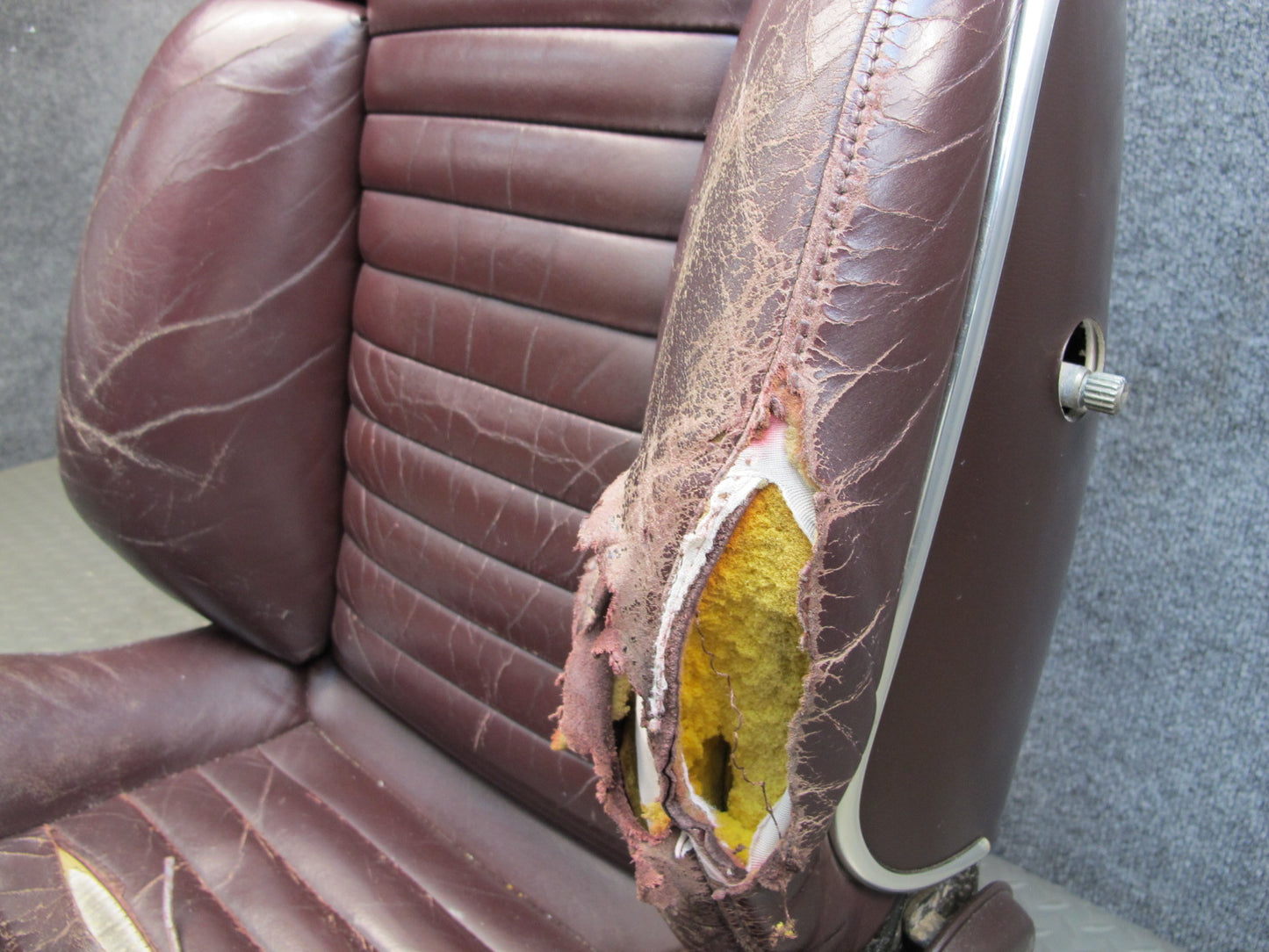 86-88 Toyota Supra MK3 Front & Rear Leather Seat Set OEM
