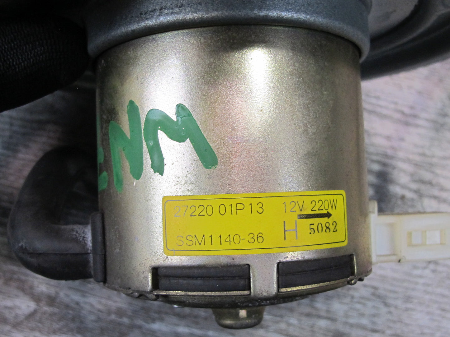 85-88 Nissan Z31 300ZX A/C Heater Blower Motor Fan w Wire & Resistor OEM
