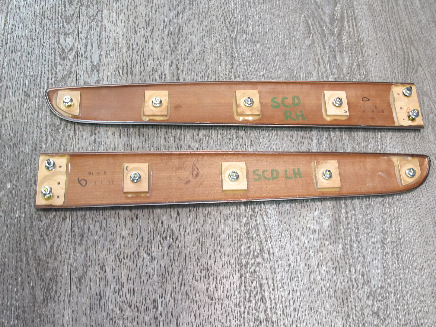 1992 Lexus UZZ30L SC300 SC400 Set of 5 Interior Dash Door Wood Trim Cover OEM