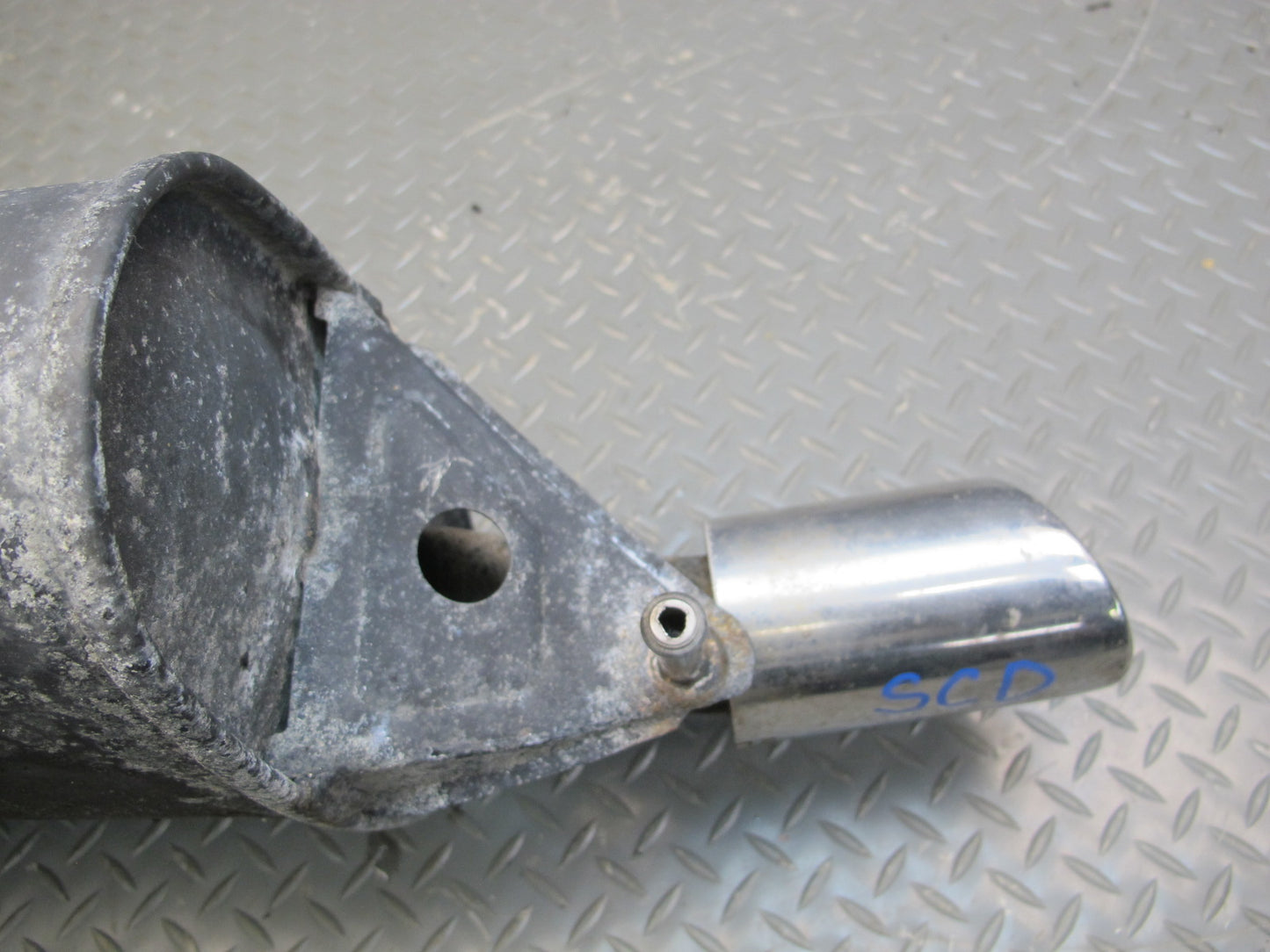 92-98 Lexus UZZ30L SC400 Rear Left Exhaust Muffler w Tip OEM