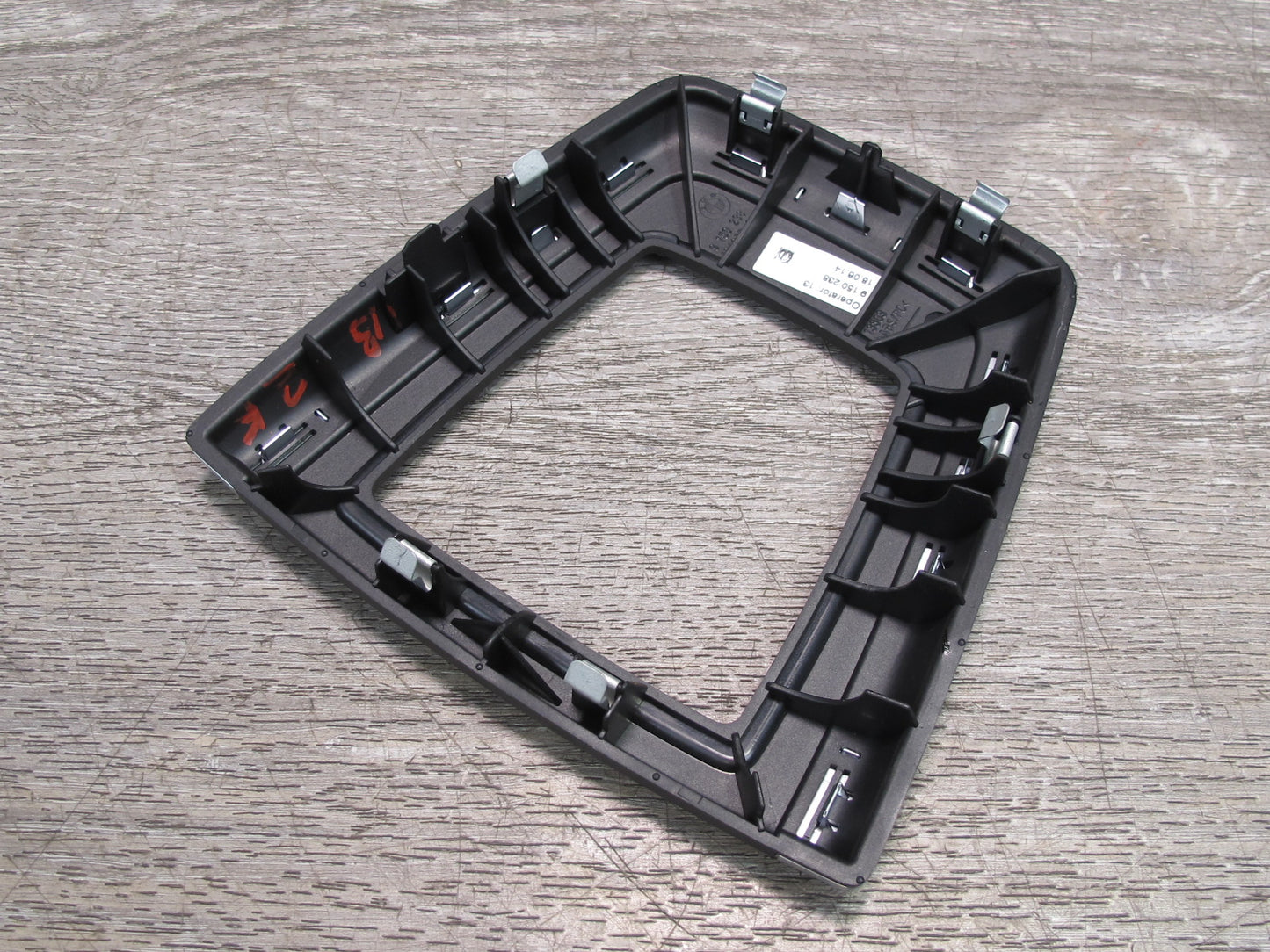 09-16 BMW E89 Z4 Center Console Shifter Trim Bezel Cover Panel 9150238 OEM