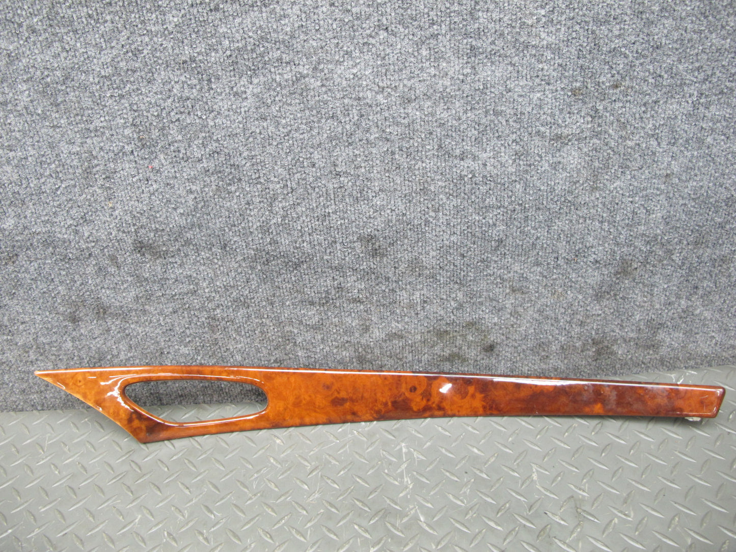 03-05 Mercedes R230 Dash Center Console Door Wood Trim Bezel Panel Set OEM