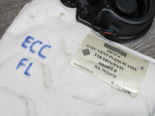 16-18 Chevrolet Camaro Front Left Seat Lumbar Pad w Blower Motor OEM