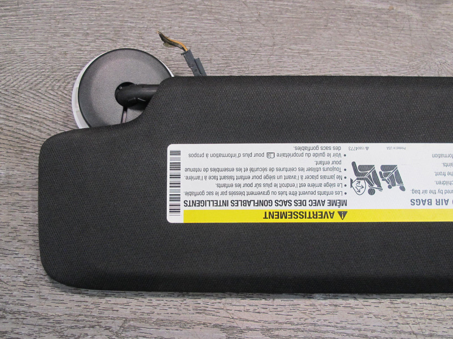 16-23 Chevrolet Camaro Set of 2 Front Left & Right Sun Visor OEM
