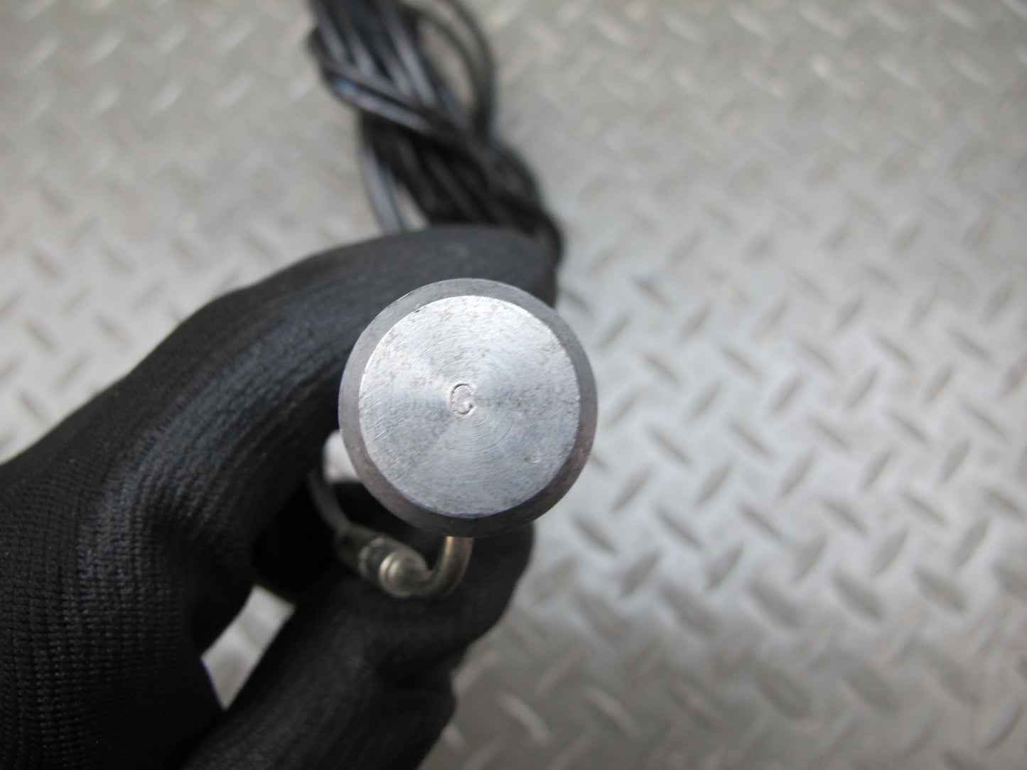 03-12 Mercedes R230 Sl-class Convertible Left TOP Roof Cylinder w Cable OEM