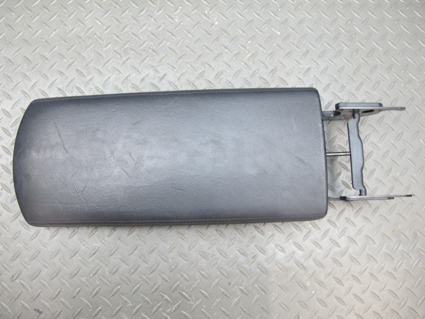 03-06 Mercedes R230 Center Console Leather Armrest Lid Cover w Support OEM