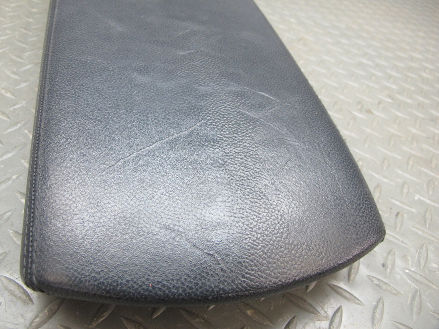 03-06 Mercedes R230 Center Console Leather Armrest Lid Cover w Support OEM