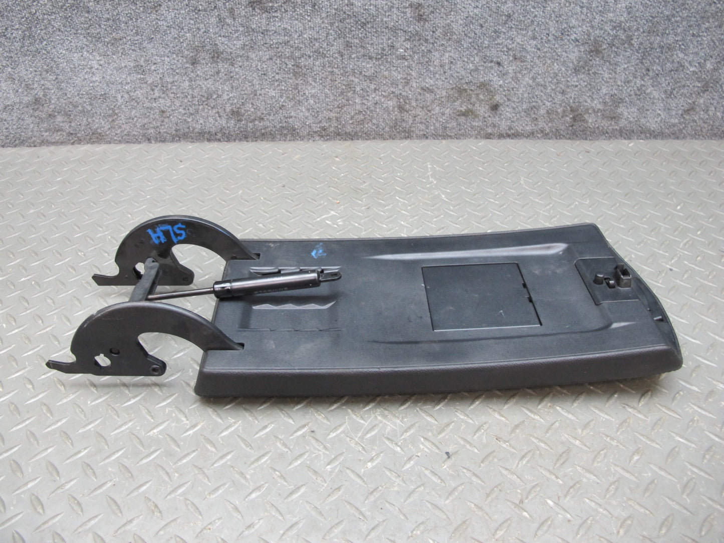 03-06 Mercedes R230 Center Console Leather Armrest Lid Cover w Support OEM