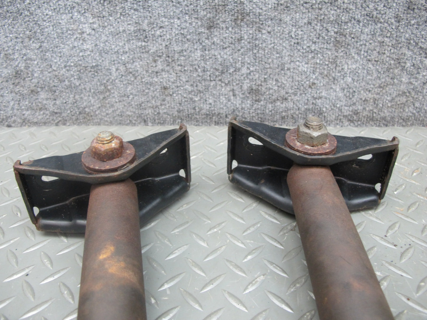 78-87 BMW E24 Set of 2 Front Bumper Left & Right Impact Shock Absorber OEM