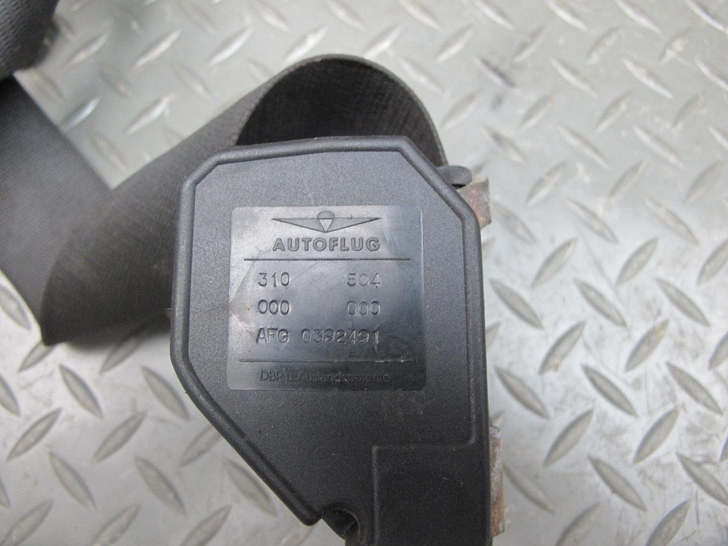 85-89 BMW E24 635CSi REAR LEFT & RIGHT SIDE SEATBELT RETRACTOR SET OEM