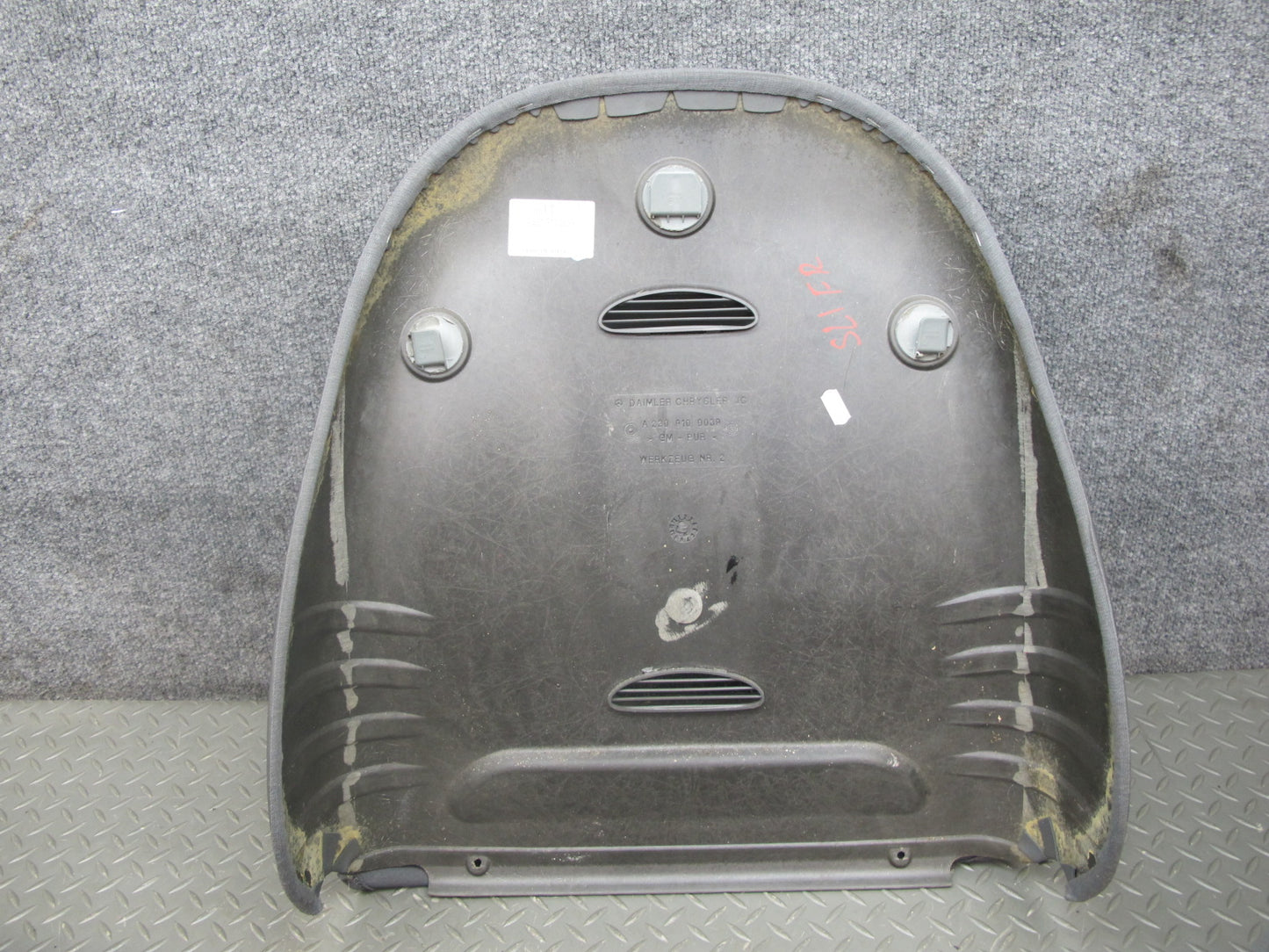 03-06 Mercedes R230 Sl-class Front Right Seat Trim Cover Panel Switch Set OEM