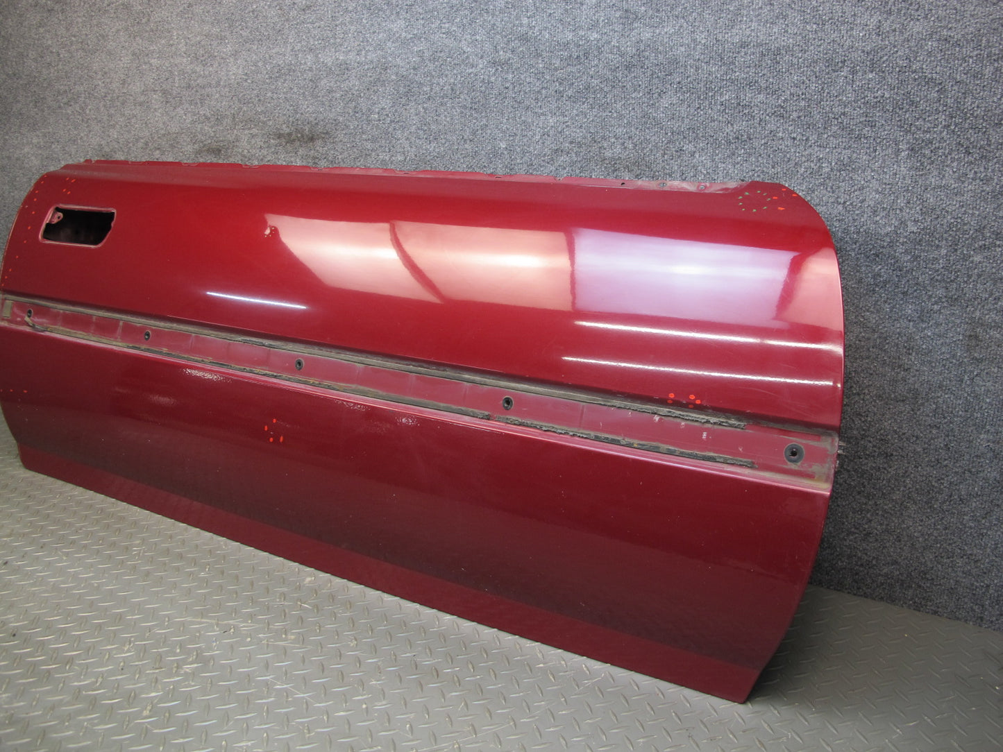 87-92 Toyota Supra MK3 Turbo Targa Right Passenger Door Shell Panel RED OEM