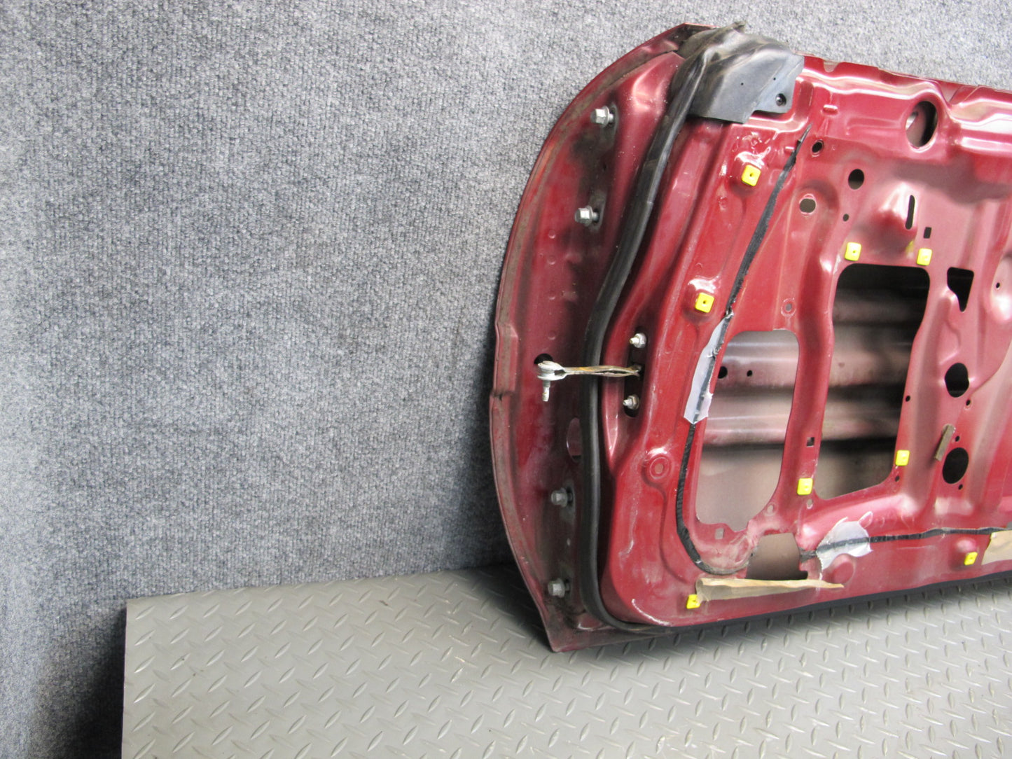 87-92 Toyota Supra MK3 Turbo Targa Right Passenger Door Shell Panel RED OEM