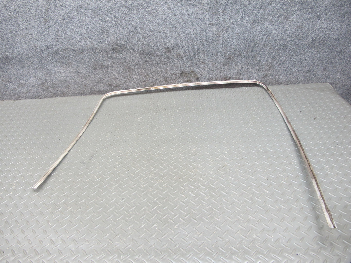 78-89 BMW E24 Set of 2 Front Windshield Exterior Chrome Trim Molding OEM