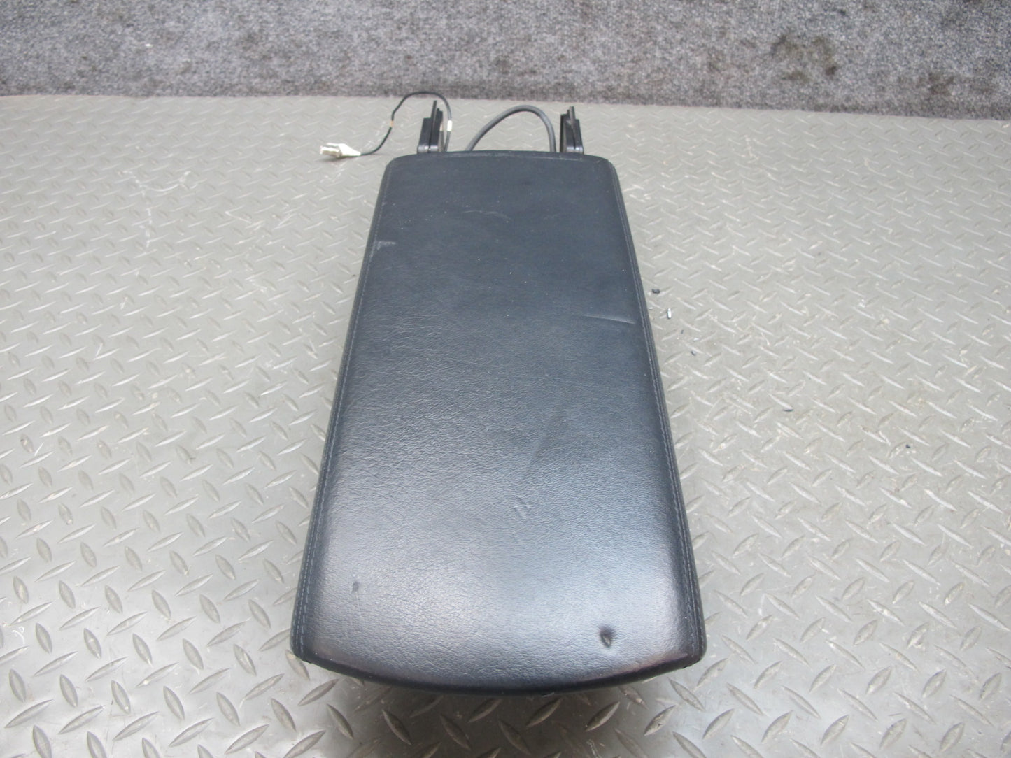 03-06 Mercedes R230 Center Console Leather Armrest Lid Cover w Tray OEM