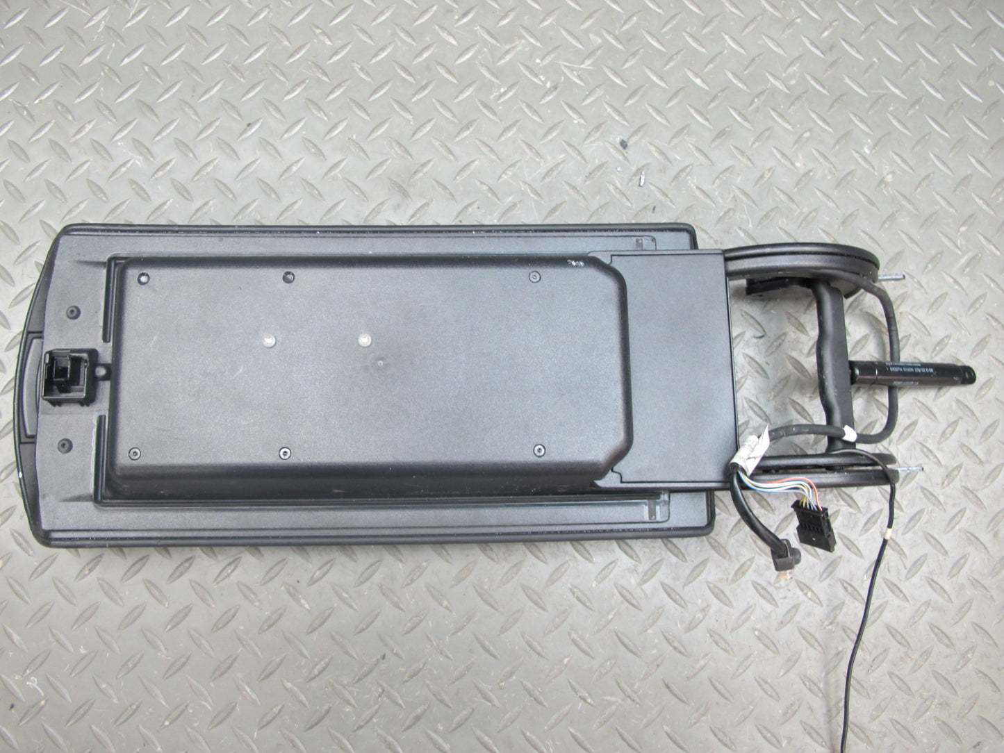 03-06 Mercedes R230 Center Console Leather Armrest Lid Cover w Tray OEM