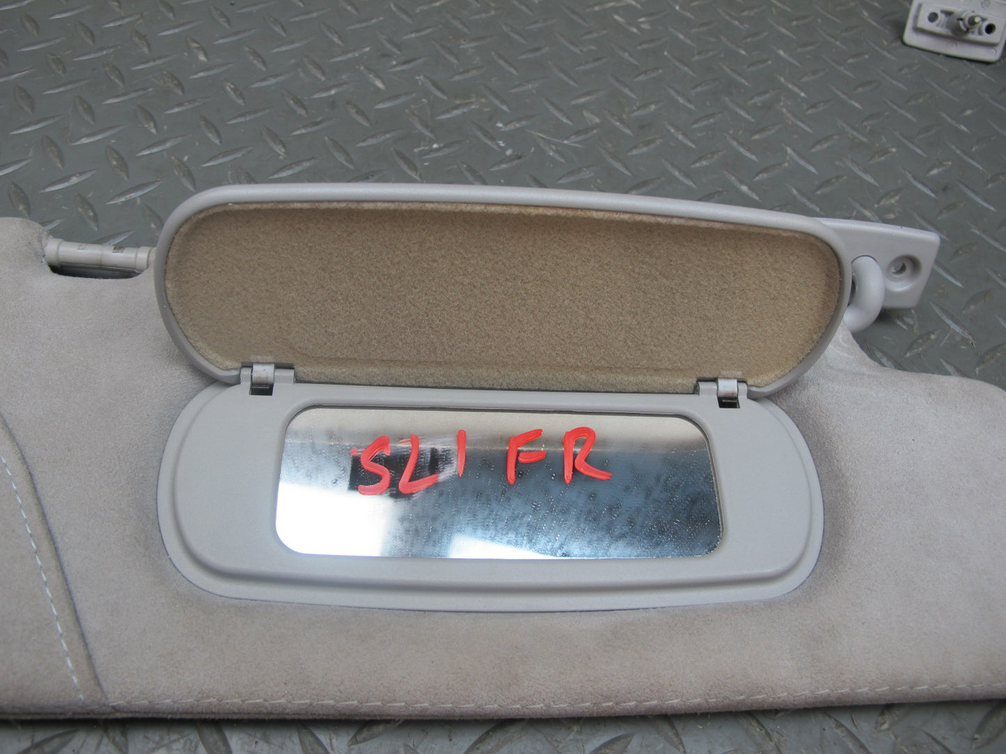 03-06 Mercedes R230 Sl-class Set of 2 Front Left & Right Sun Visor OEM