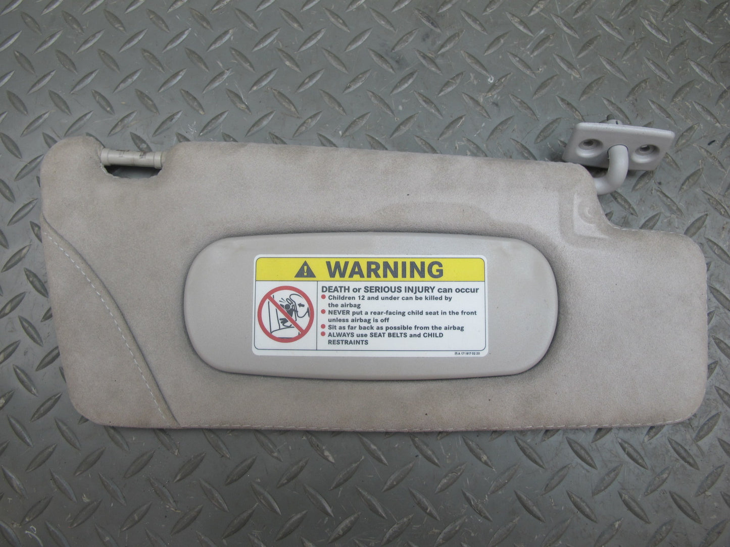 03-06 Mercedes R230 Sl-class Set of 2 Front Left & Right Sun Visor OEM